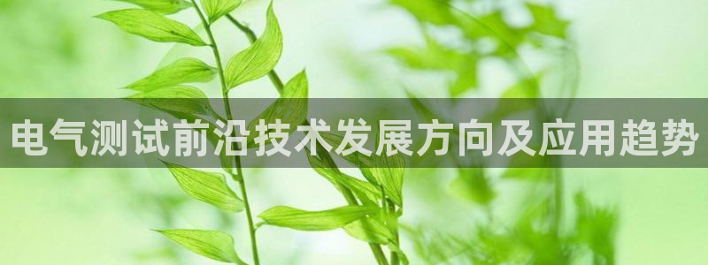 凯发是正规平台吗：电气测试前沿技术发展方向及应用趋